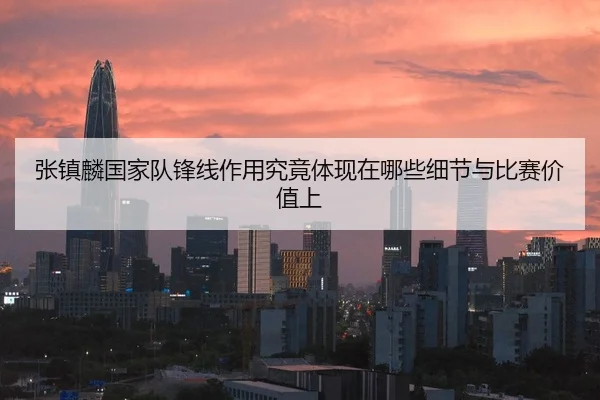 张镇麟国家队锋线作用究竟体现在哪些细节与比赛价值上